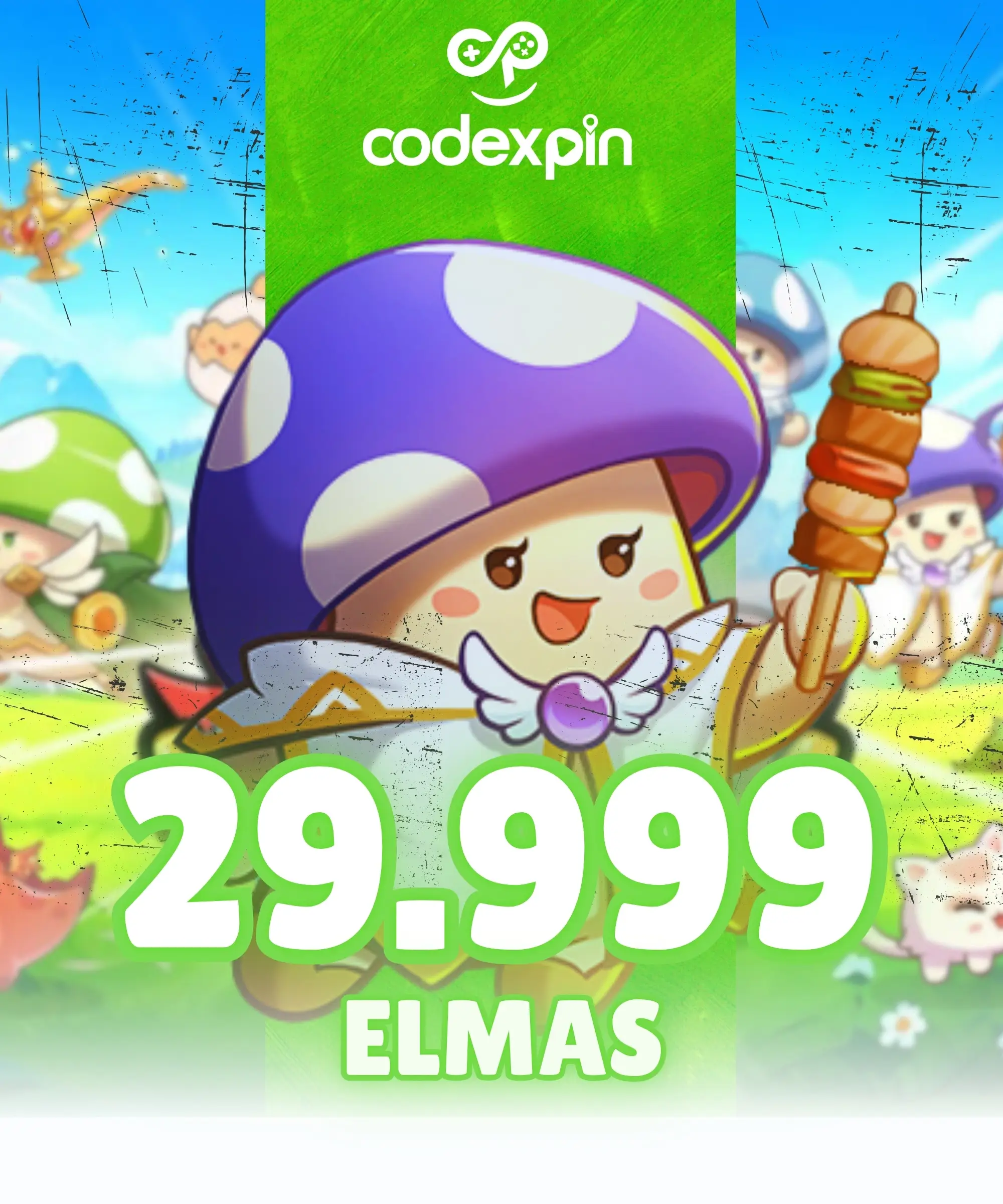 Legend of Mushroom 29999 Gems + Bonus Items