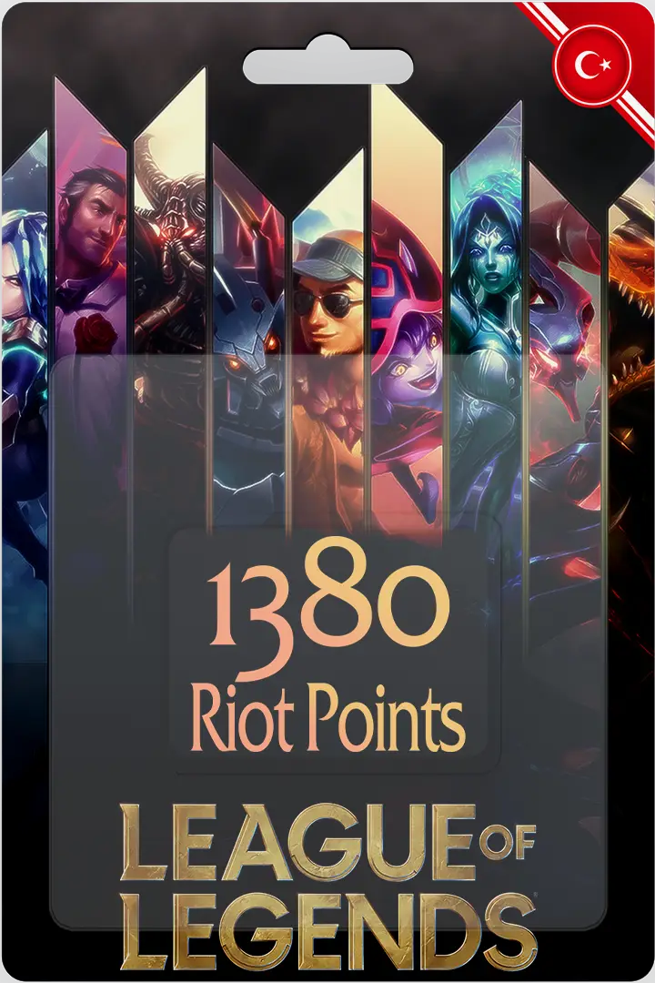 League Of Legends 1380 RP